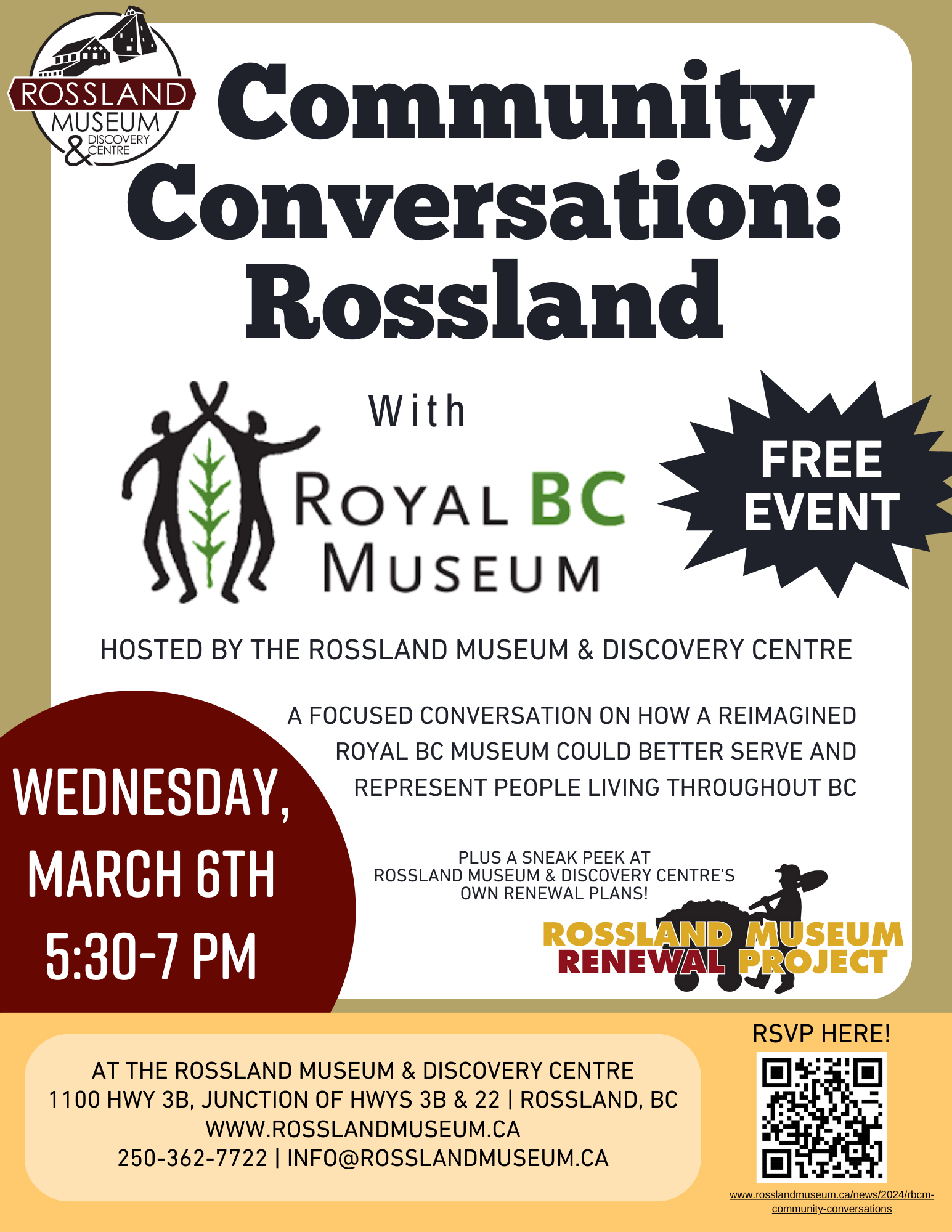 2024 Royal BC Museum Community Conversation