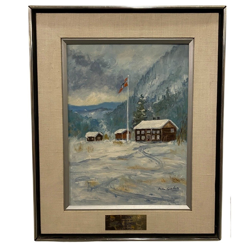 Welcome back to #FascinatingFriday, where we are currently exploring the stories behind the artwork featured in our new temporary exhibit &ldquo;From the Vault: The Art of the Rossland Museum &amp; Discovery Centre.&rdquo; Today&rsquo;s painting of c