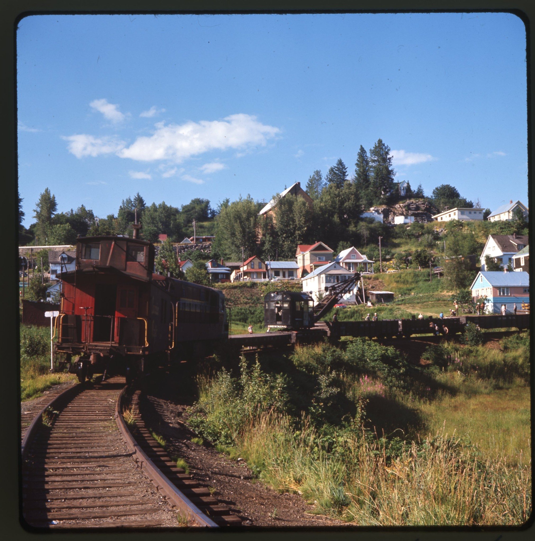 In honour of #NationalTrainDay, we thought we'd share some pictures taken by erstwhile Museum President Jack McDonald. The railroads were a key player in Rossland's mining boom, as the copper-gold ore extracted from the Rossland mines needed to be tr