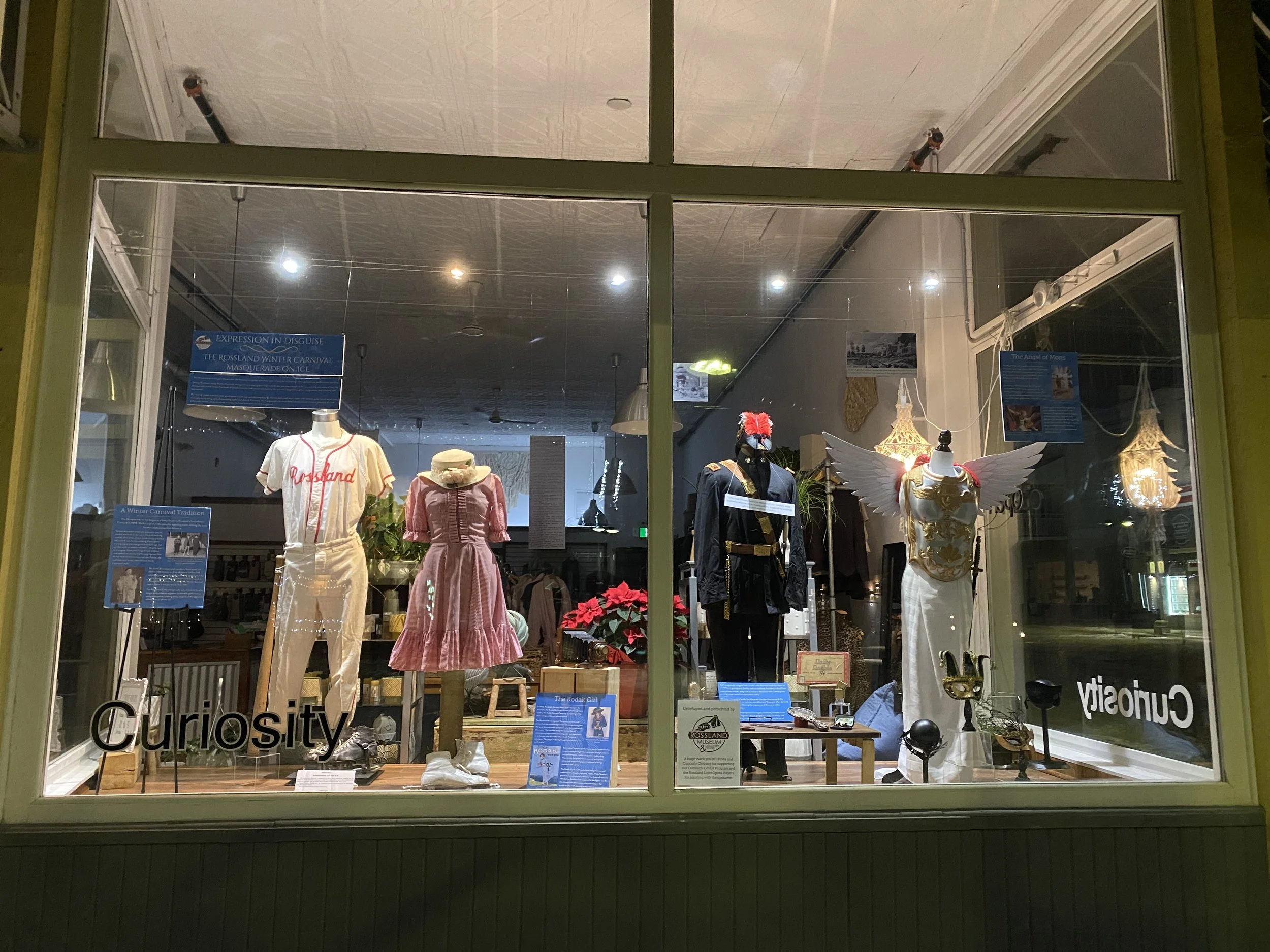 Winter Carnival Exhibit at Curiosity Clothing!