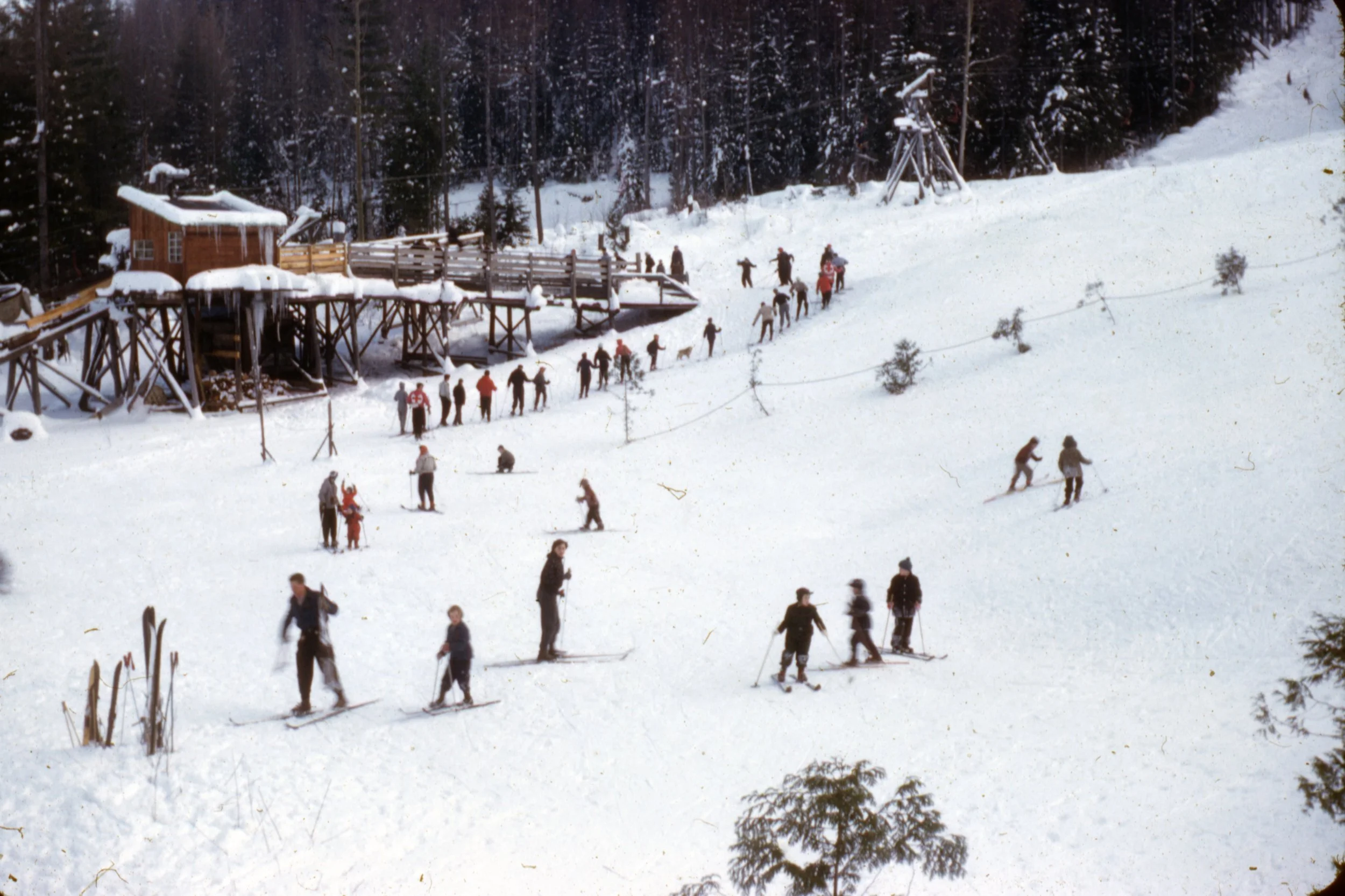  A2024.000.052.047 Chair Lift Line, 1955 