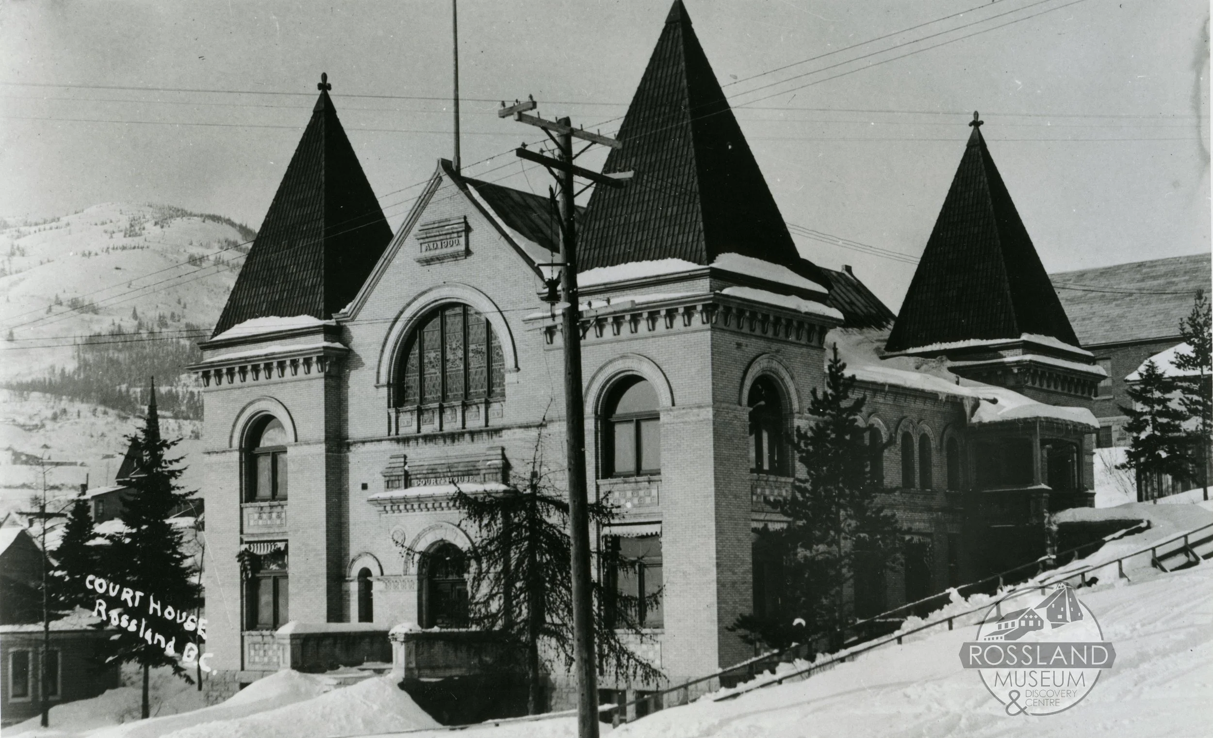 2276.0002: Rossland Court House, circa 1908