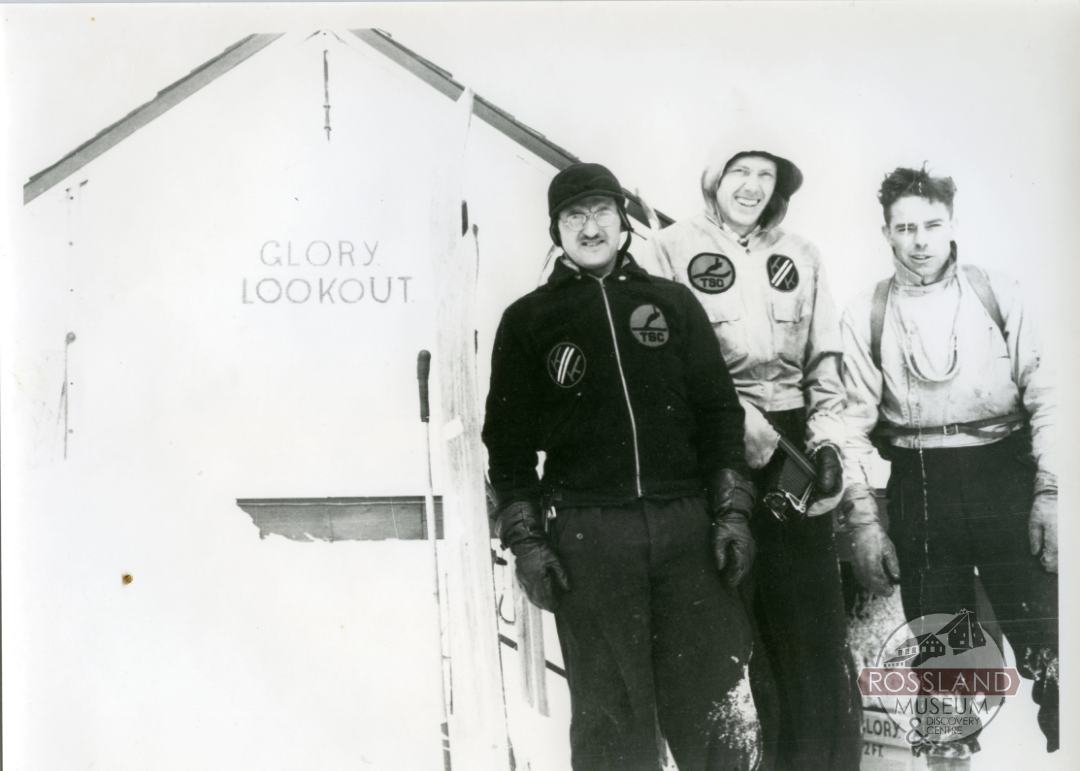 2292.0048: Tim Stanley, Newt Robinson, and Jack Nicholson on Old Glory, circa 1940s 