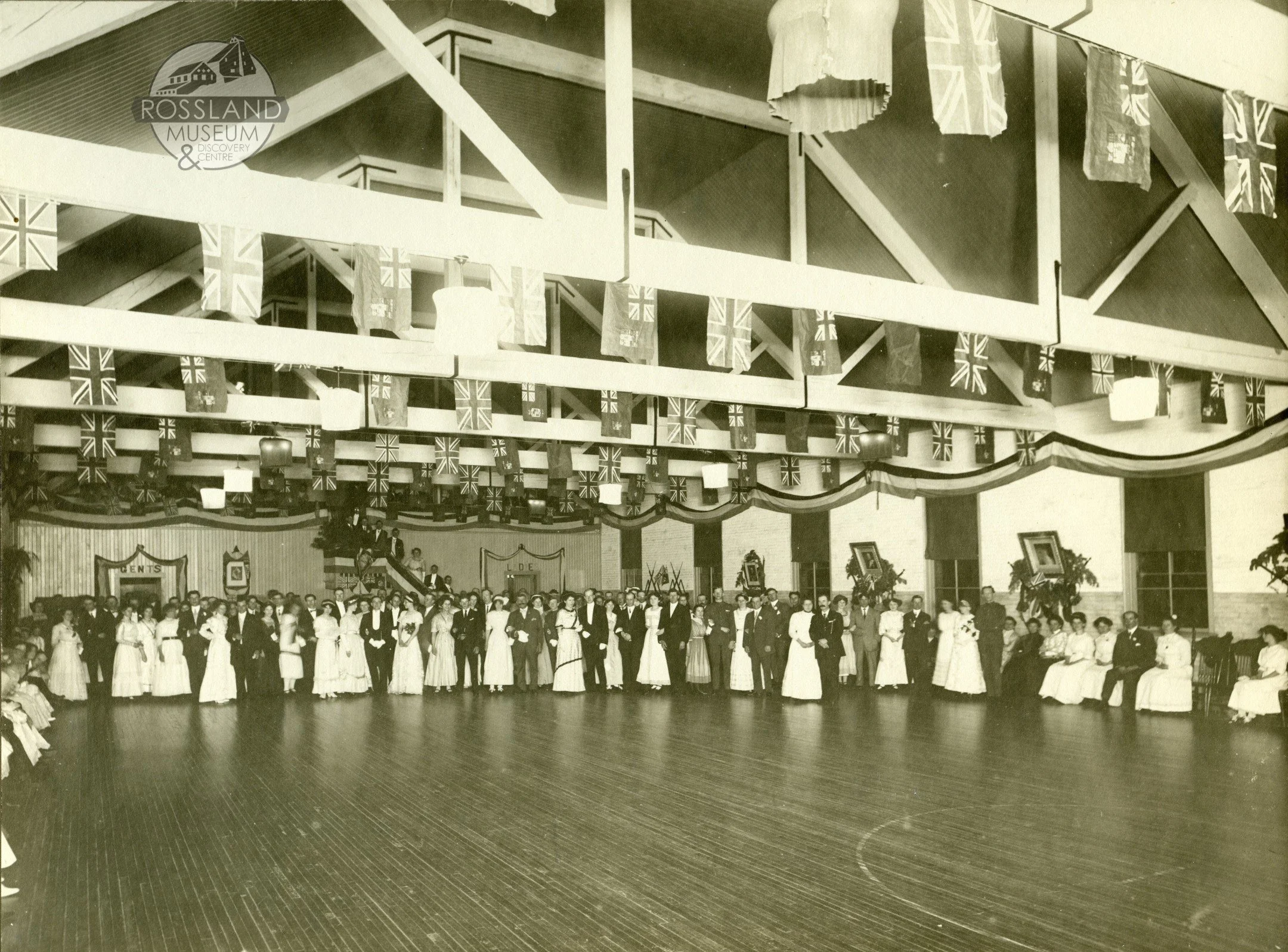  2283.0001: Dance at the Armoury in Rossland, circa 1909 