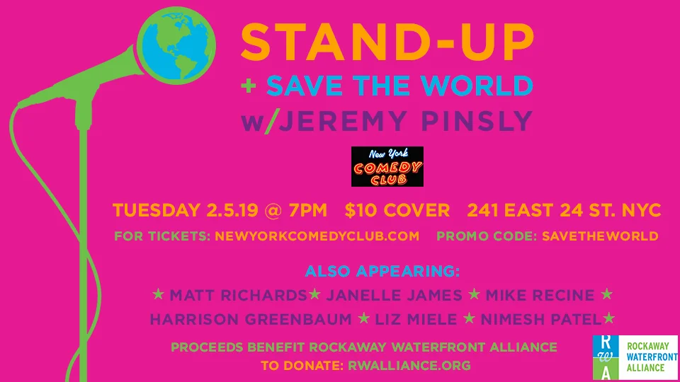 Stand Up and Save the World - Tuesday February 5th