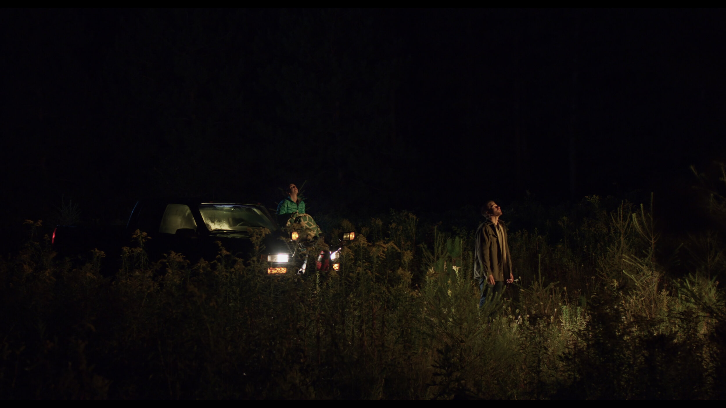 Emma and Jack looking up in the Field.jpg
