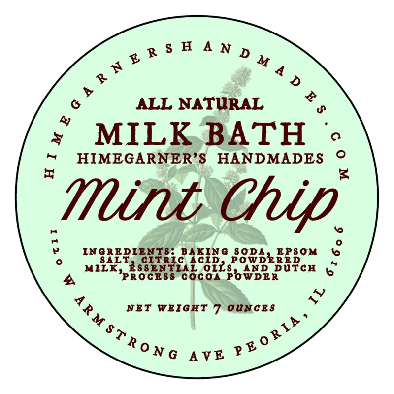 Mint Chocolate Chip Milk Bath