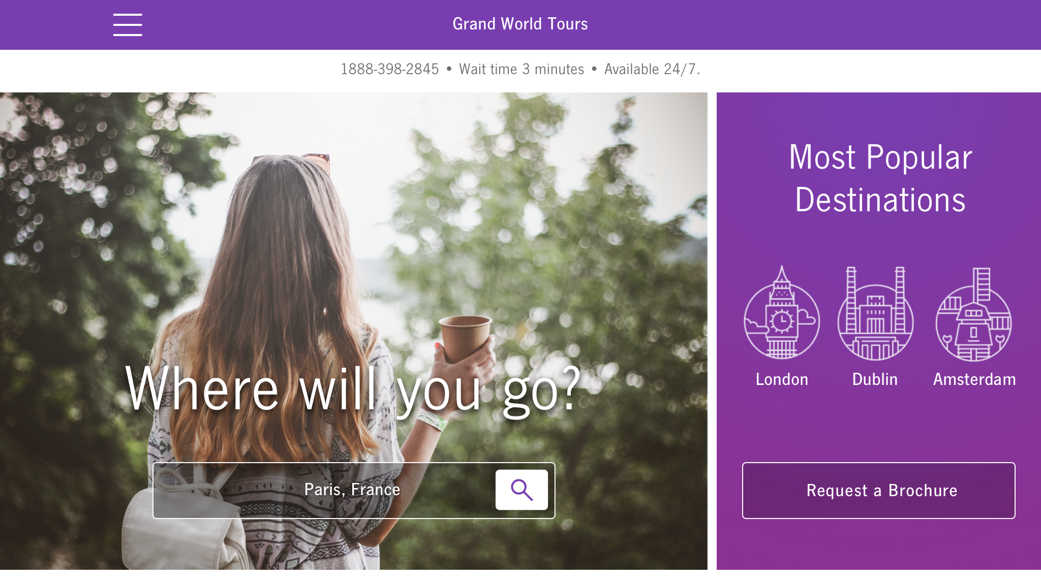 Desktop - Landing Page