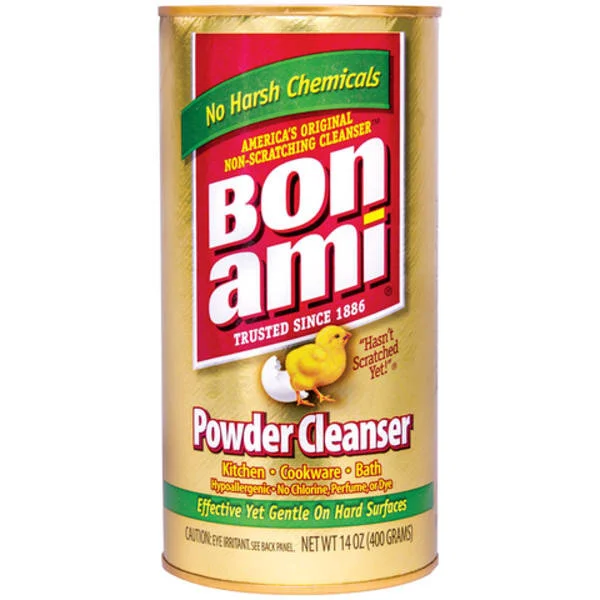I like to use this in my bathrooms as well as in my kitchen. It’s a GREAT alternative to AJAX.