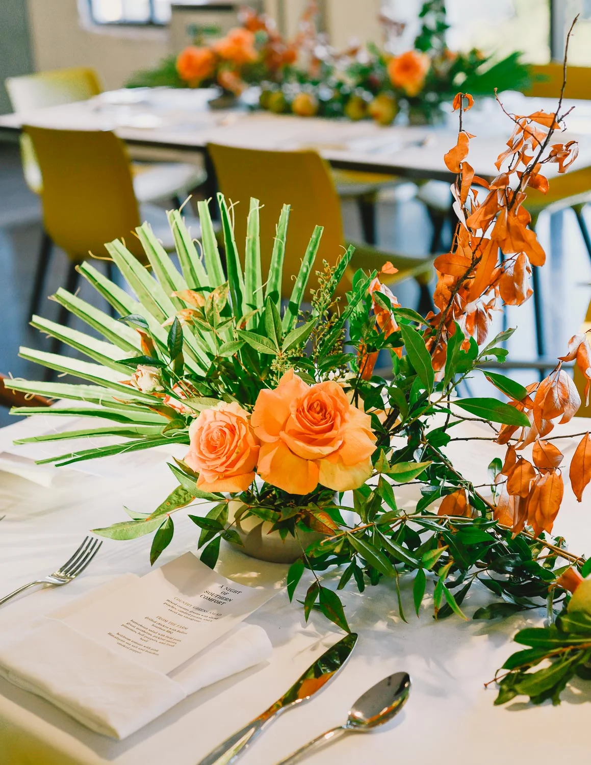 FLORALS FROM FLORALOOM FOR A NON-PROFIT GATHERING AT CARUSO