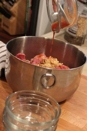 Grass Fed Beef Jerky Prep