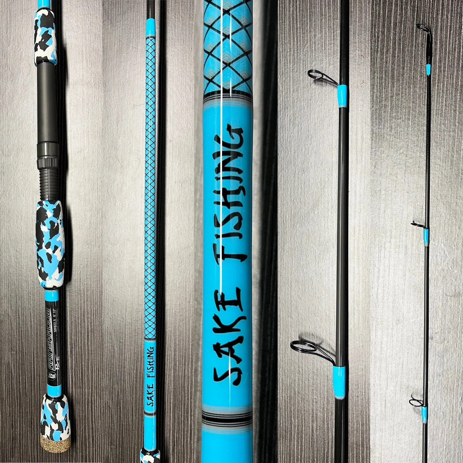 custom freshwater fishing rods Chippewa River Rod Co. Two-Handed Predator Fly Rod 10'0" 10wt 78 Heavy Diamond Series 12-20 Spinning Rod