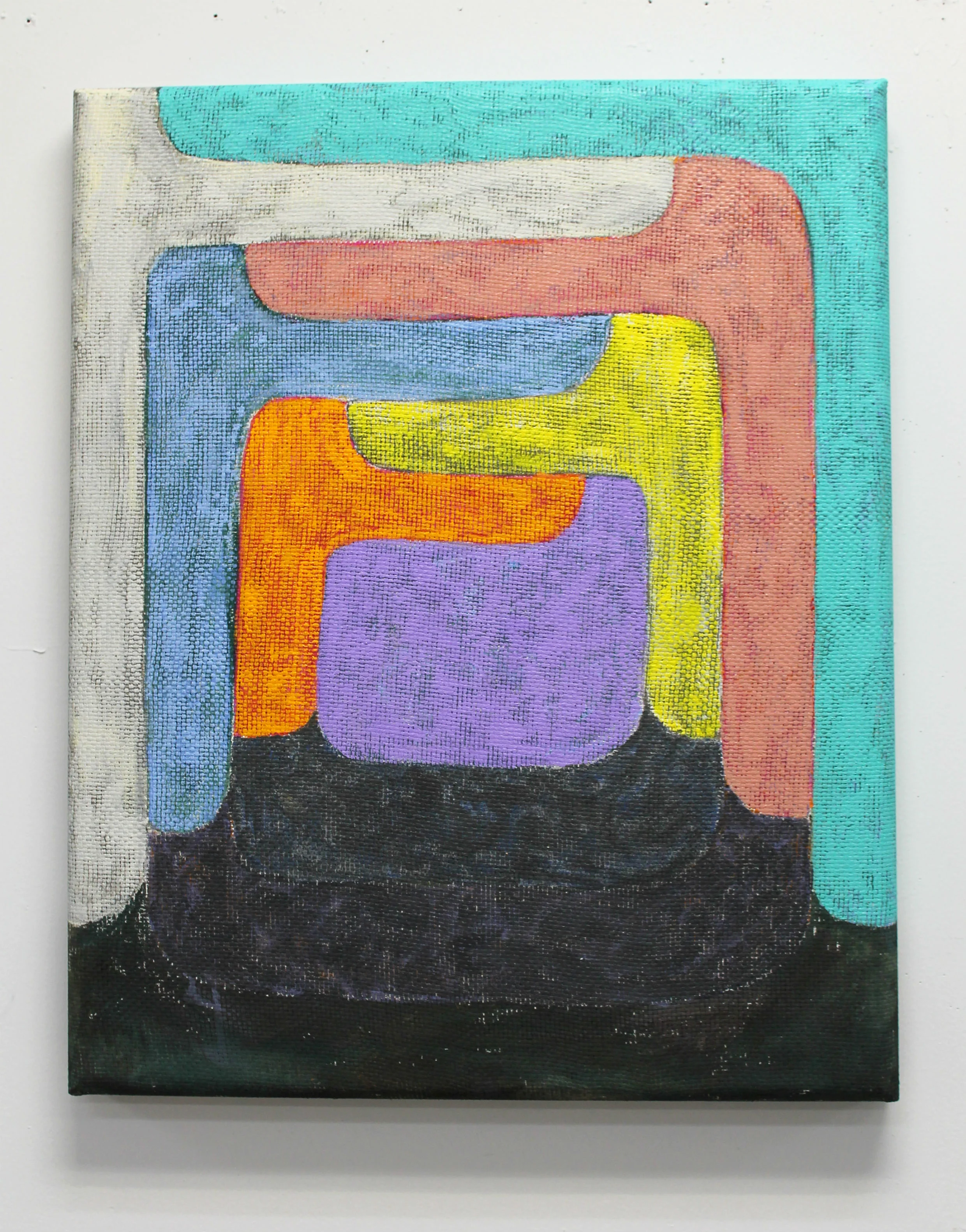 SoMuchSoMuch , acrylic on monk’s cloth, 32 “ X 26”, 2015