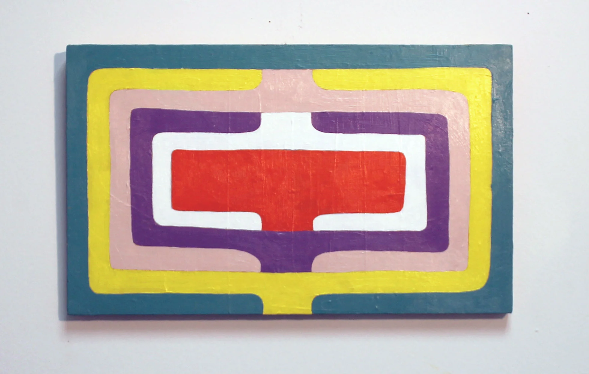 Ice Cream Sandwich , acrylic on panel, 10” X 16.5”, 2015