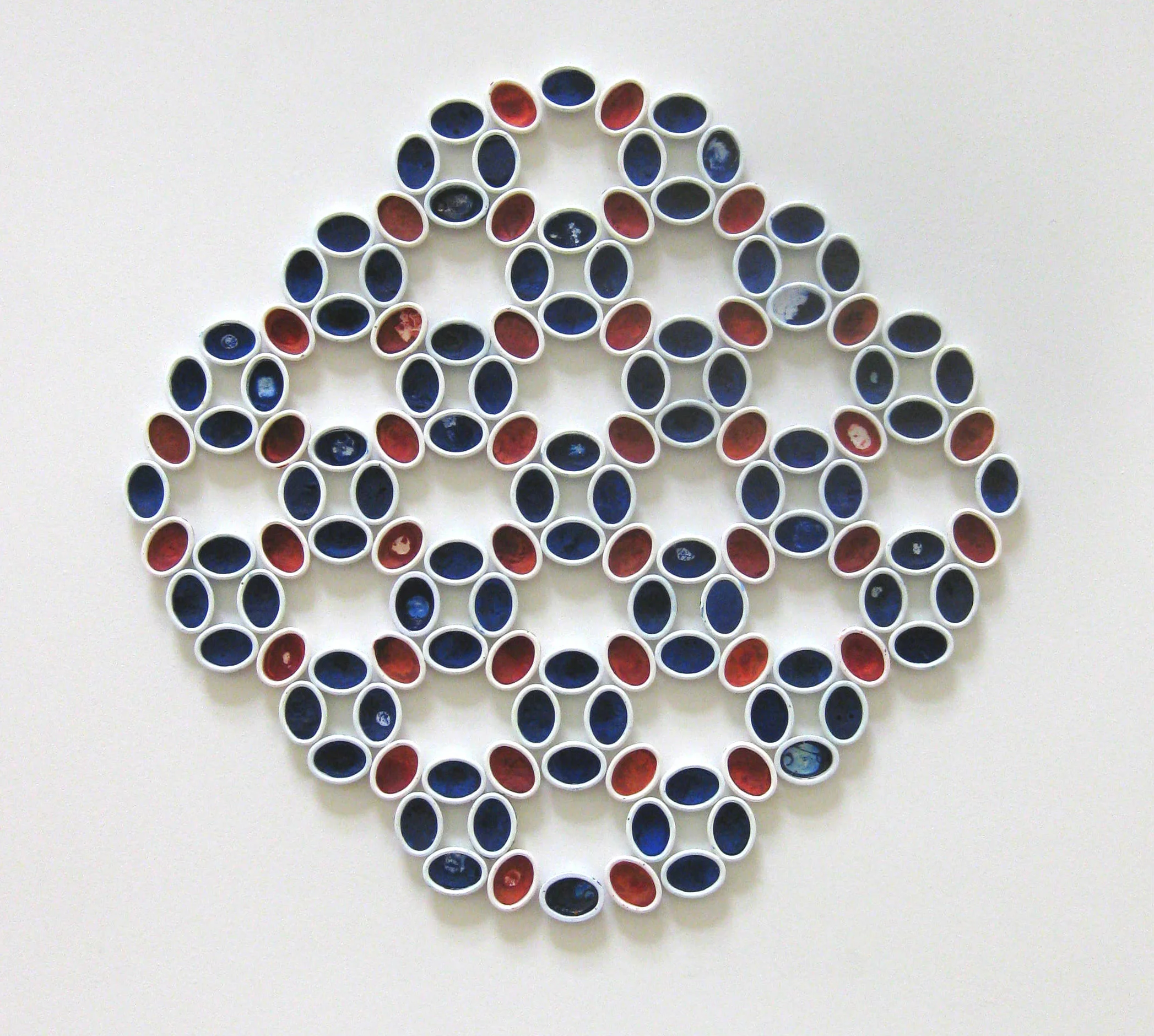 Hey , used watercolor pans, dims vary, 2012