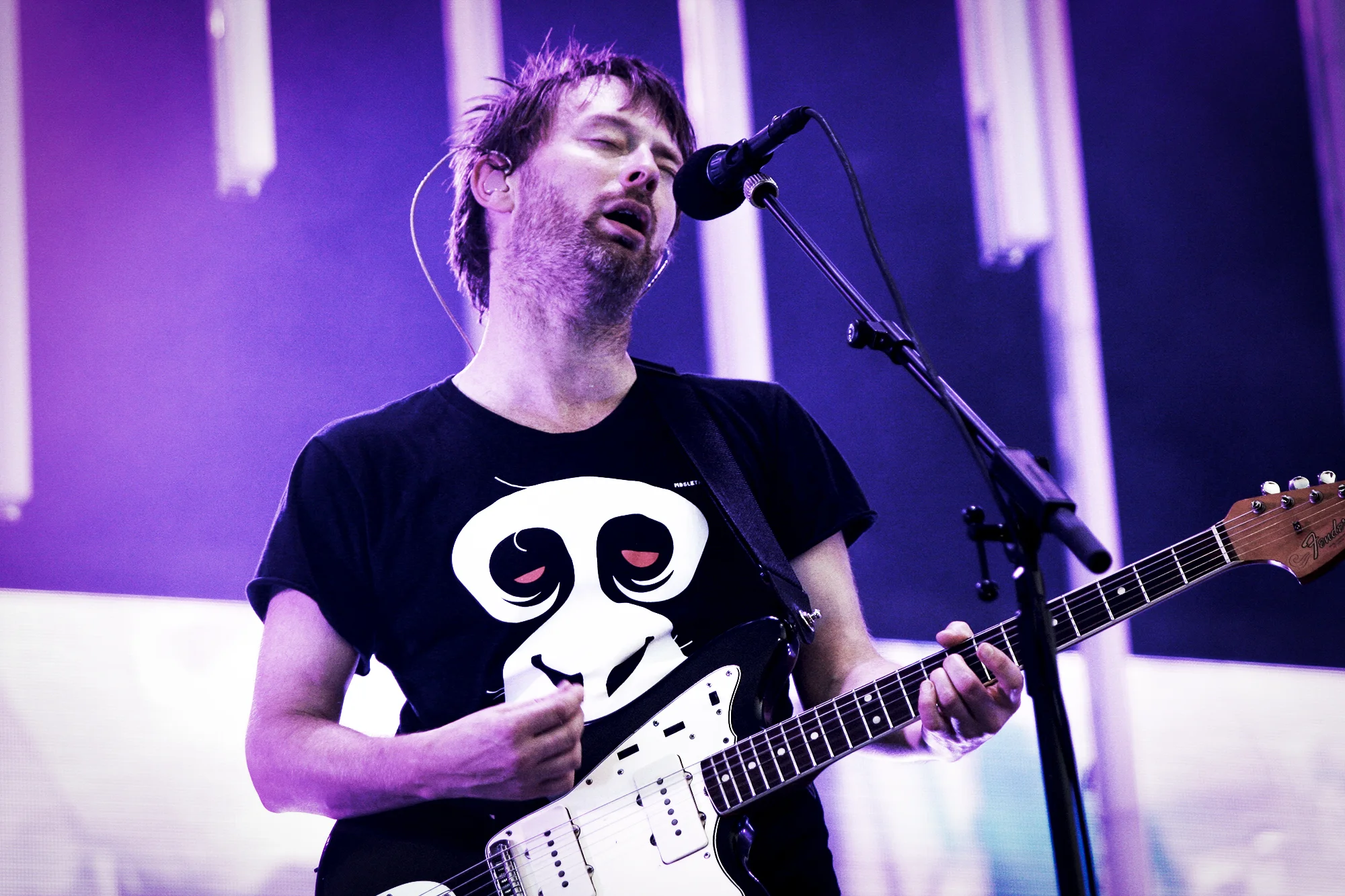 It’s not that great of a picture, but it is Radiohead.