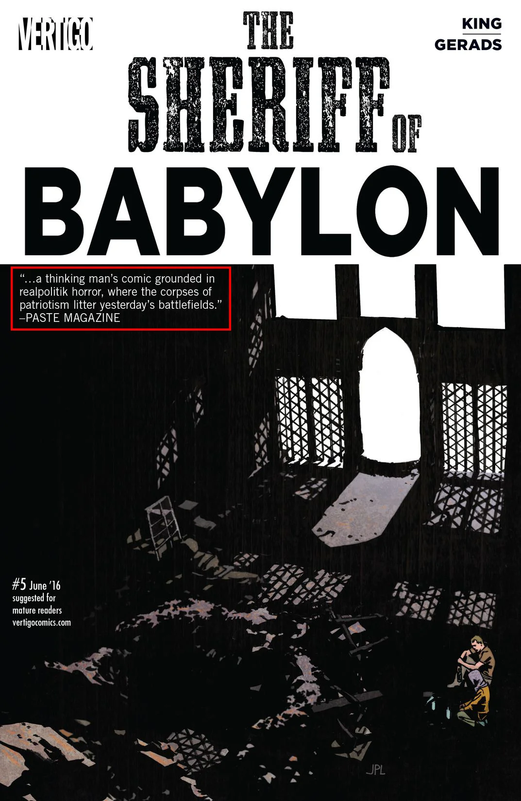 The Sheriff of Babylon #5, by Tom King and Mitch Gerads