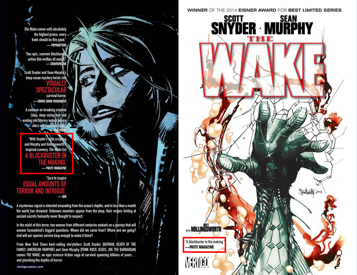 The Wake TPB, by Scott Snyder and Sean Murphy