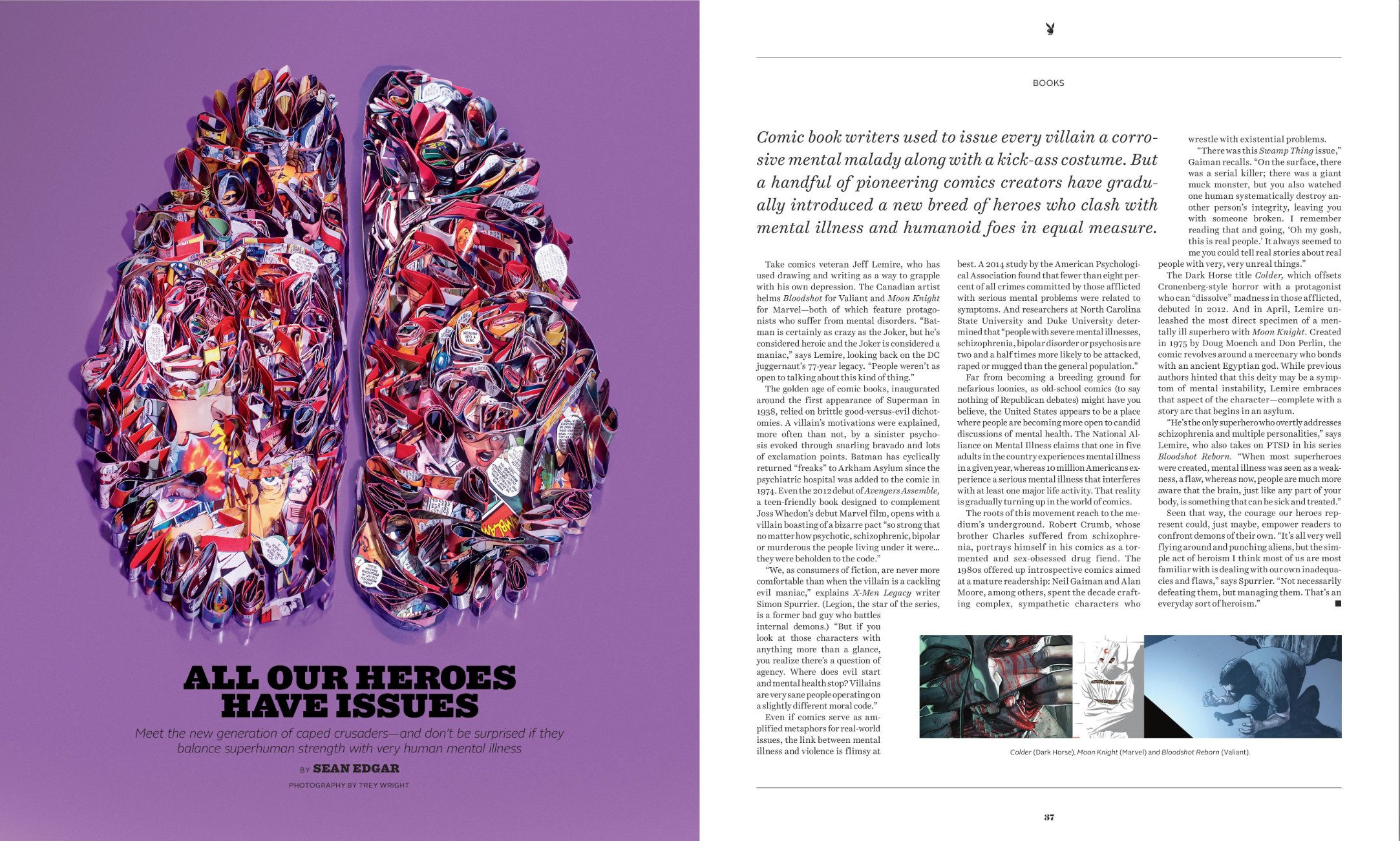 Mental Illness in Comics, Playboy Magazine