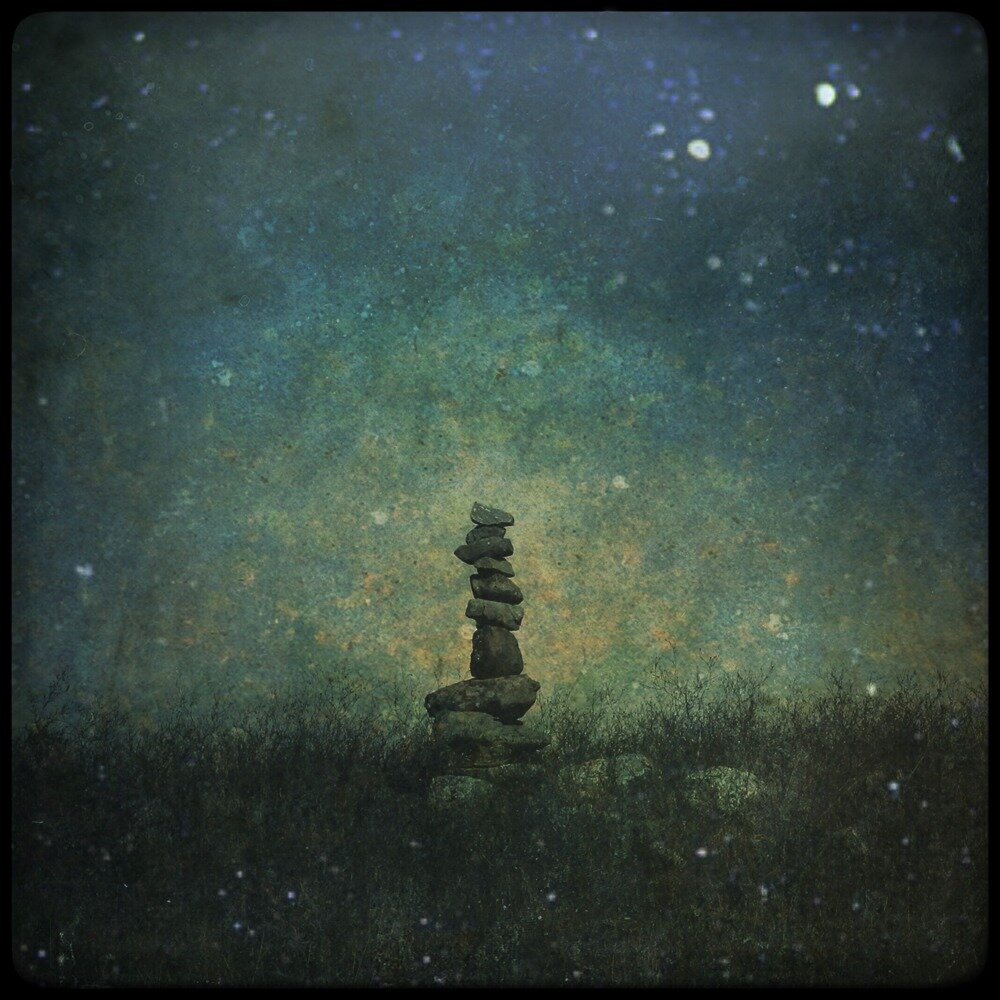 Almost finished packing to hang my show, &ldquo;Dreams &amp; Imaginings,&rdquo; which will be on view February 5-March 31 at  @sebastopolgallery, 150 N. Main Street, Sebastopol CA.

This one is &ldquo;Cairn (in honor of the Perseid showers).&rdquo; I