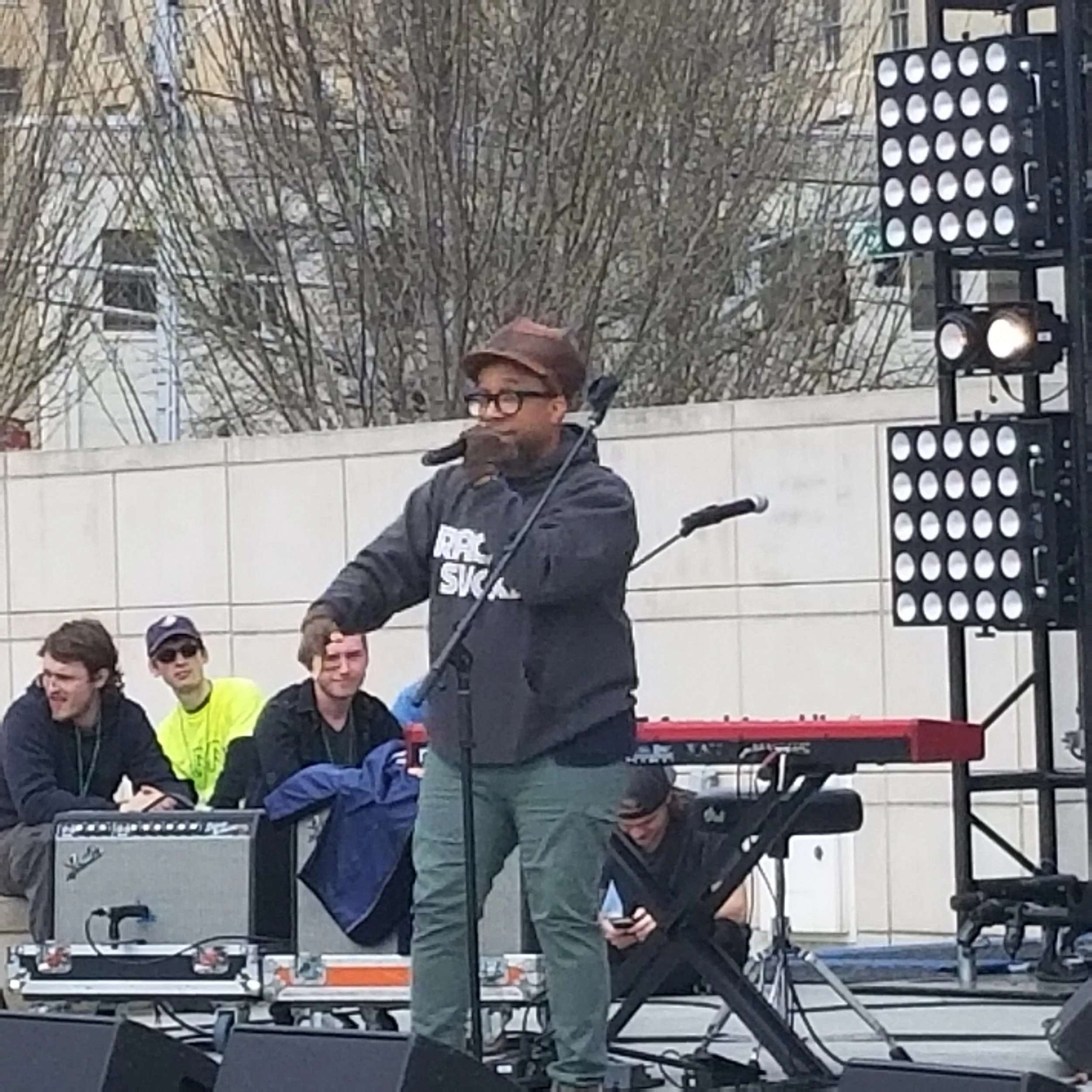 Speech performing to celebrate Dallas Austin Day in Atlanta