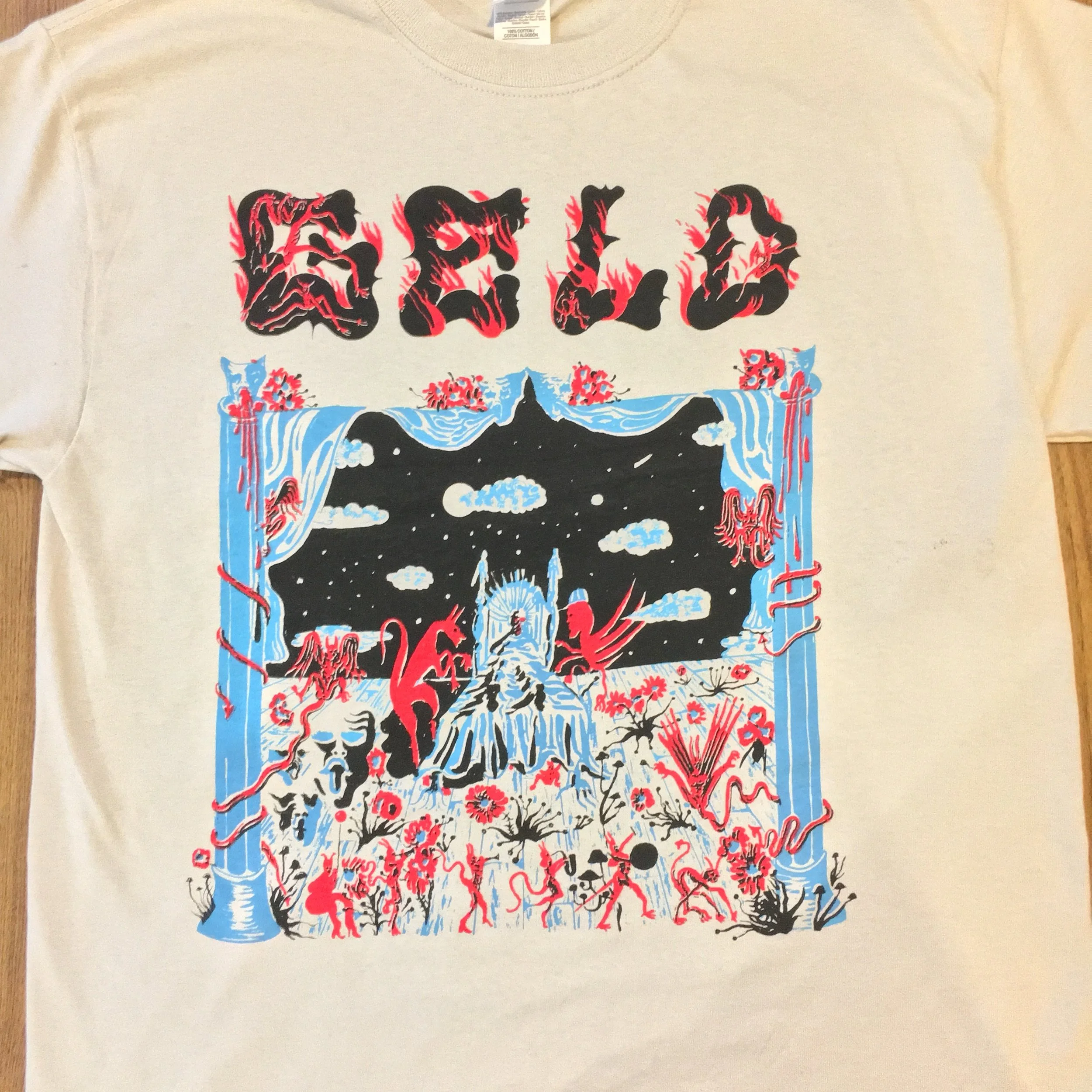  3-color print for Geld from Melbourne, Australia. Art by Sam Ryser 