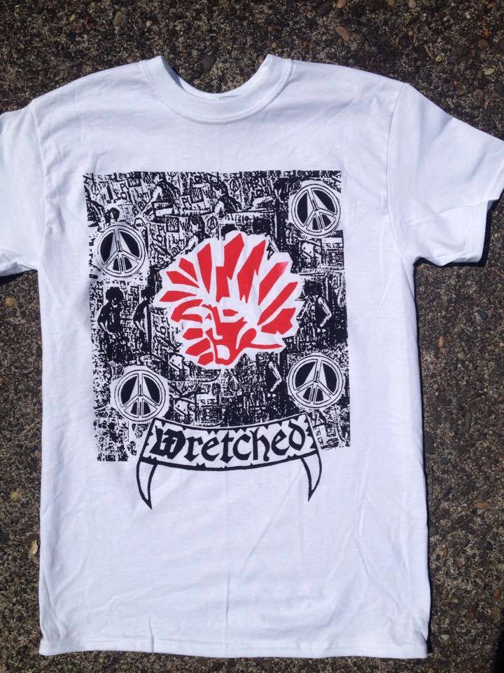  Wretched 2-color “tribute” shirt designed &amp; printed in house 