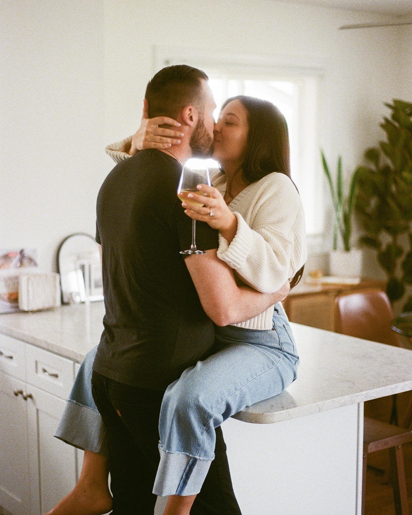 jess + chad on film &amp; digital, at home in bayville, ny. 🎞️✨