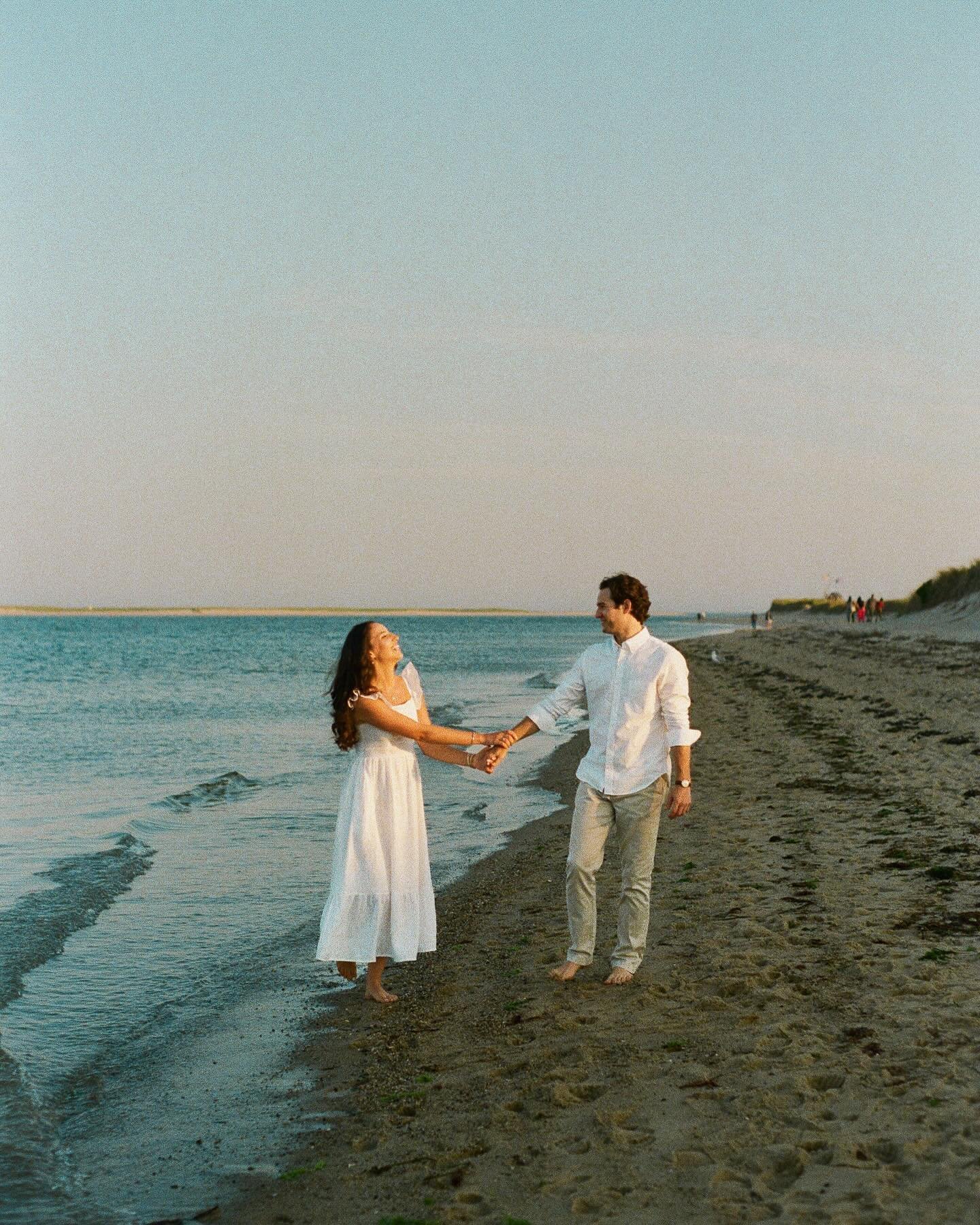 megan + alex on film in cape cod
