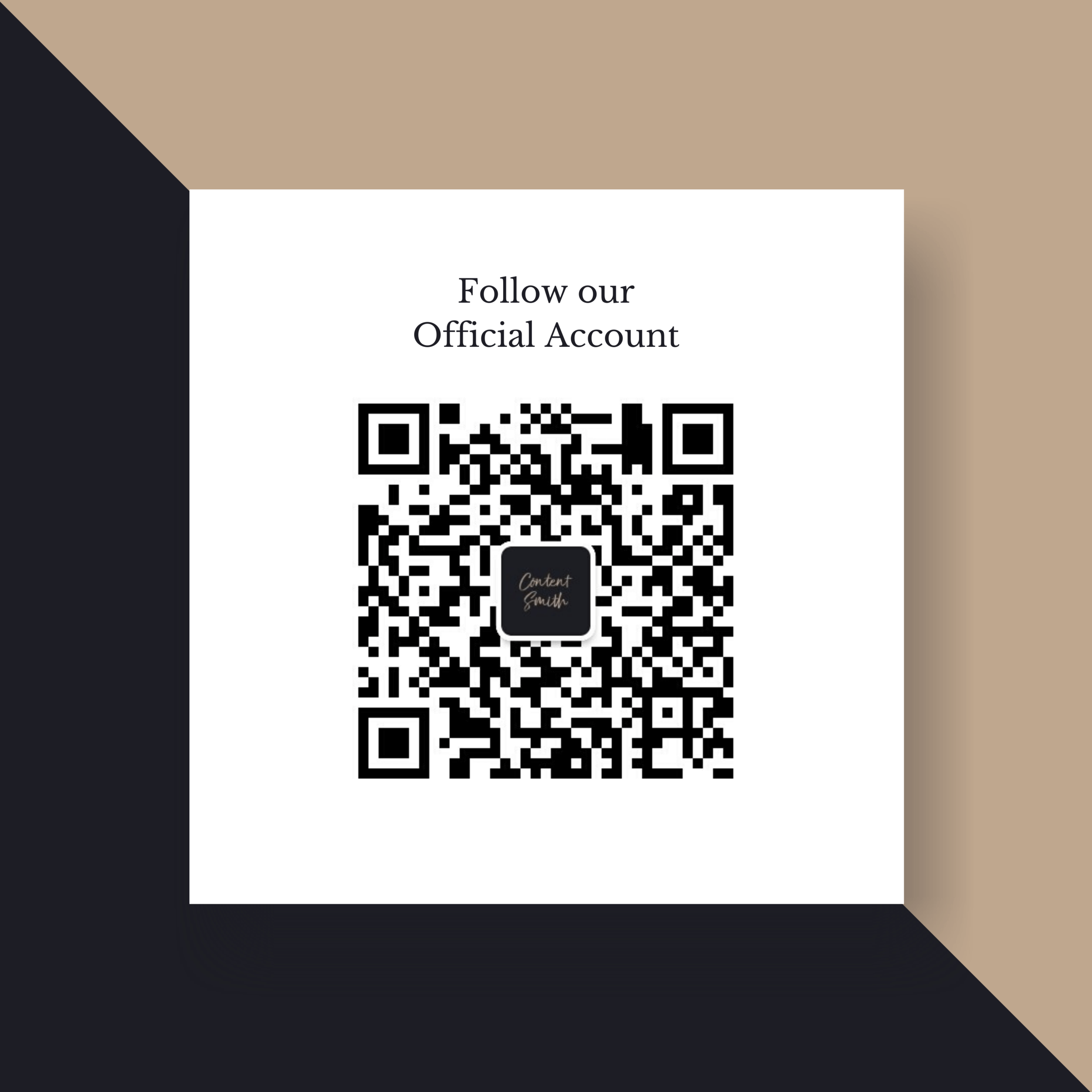 Follow us on WeChat