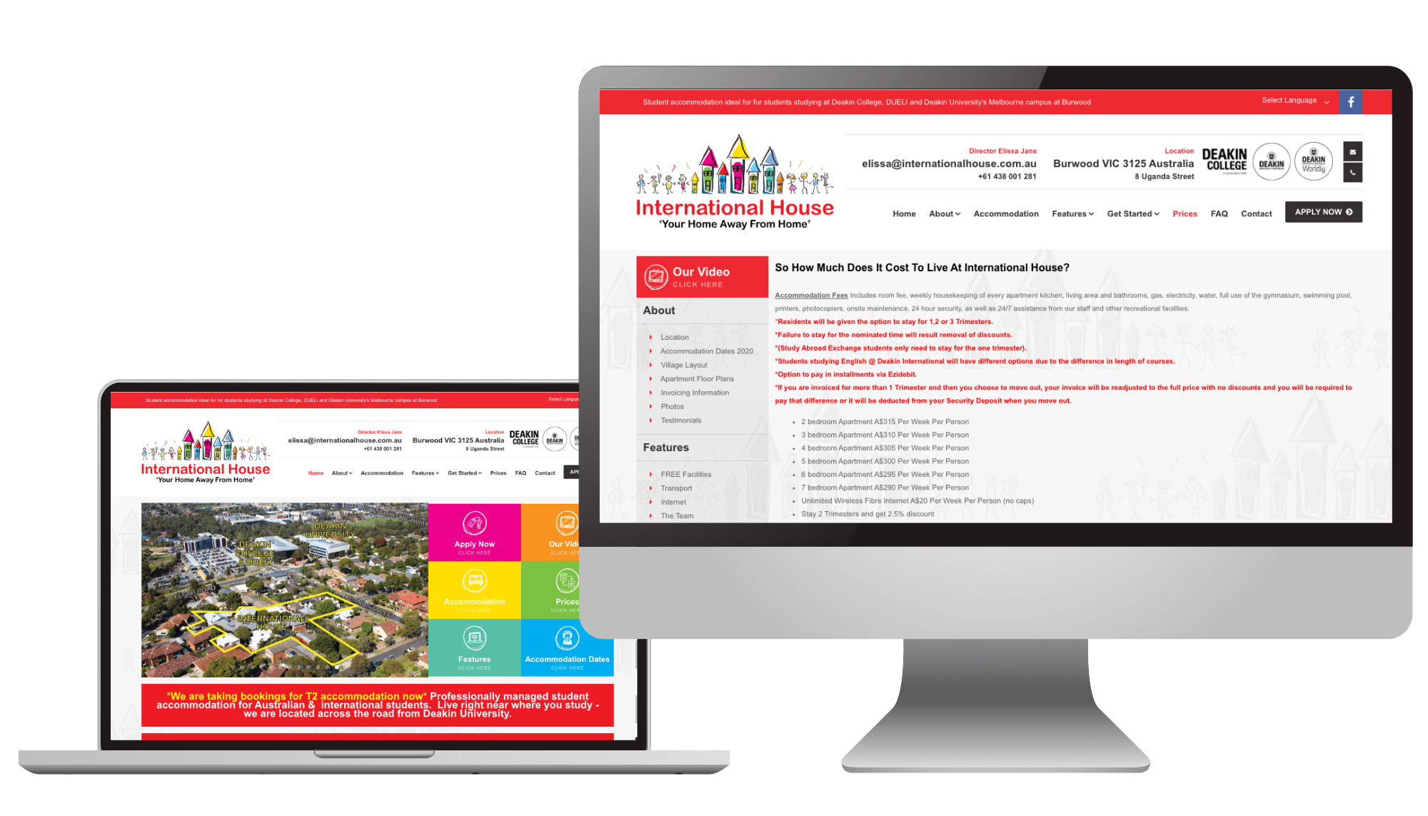 International House - old website