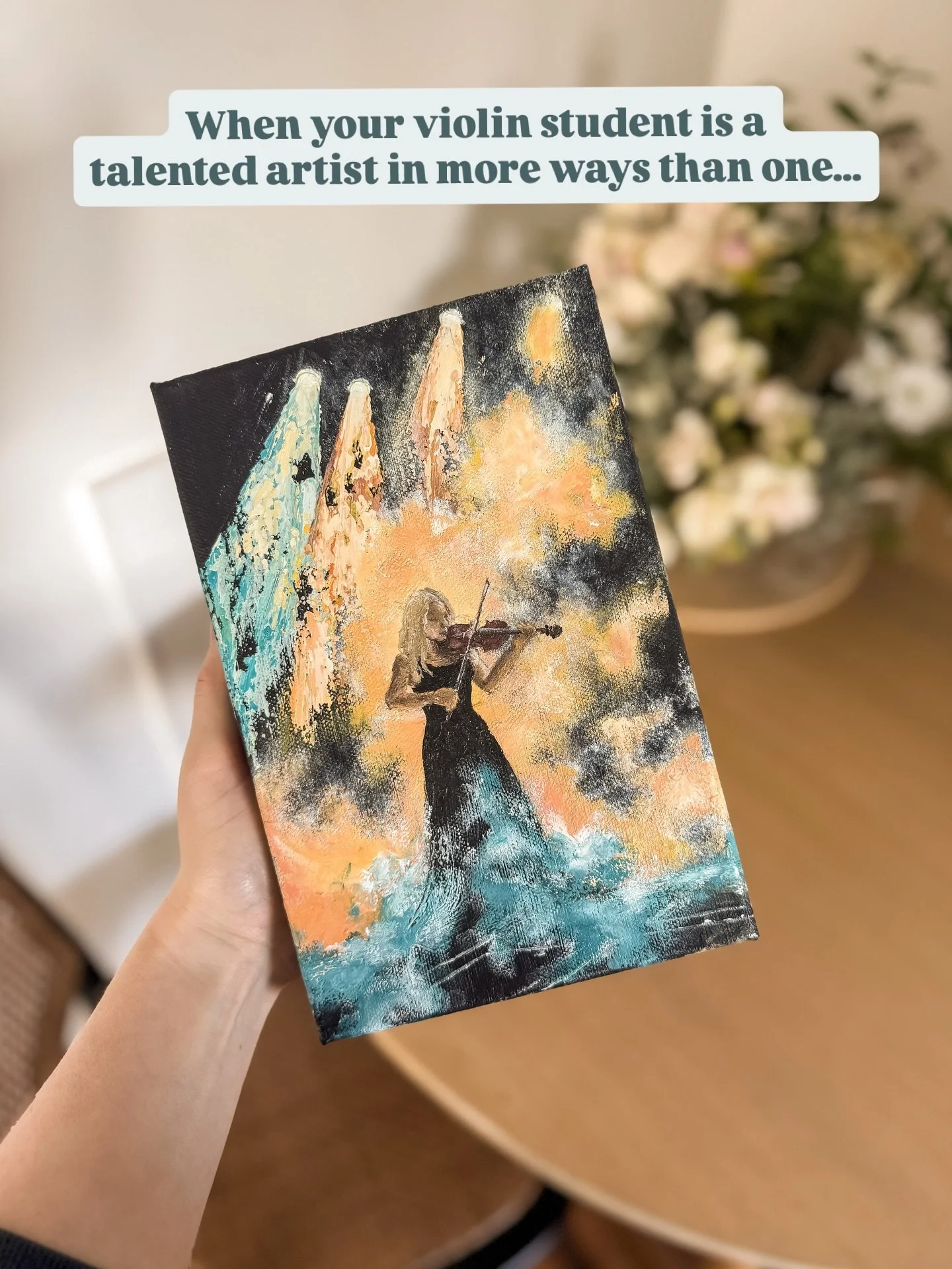 Literally blown away by this, Vivian 😭🙌🏻

I love how it both looks like I&rsquo;m performing on a stage and the sea, with the stage lights shining down at the top also looking like shooting stars in the night sky ✨ I like to think of them as my st