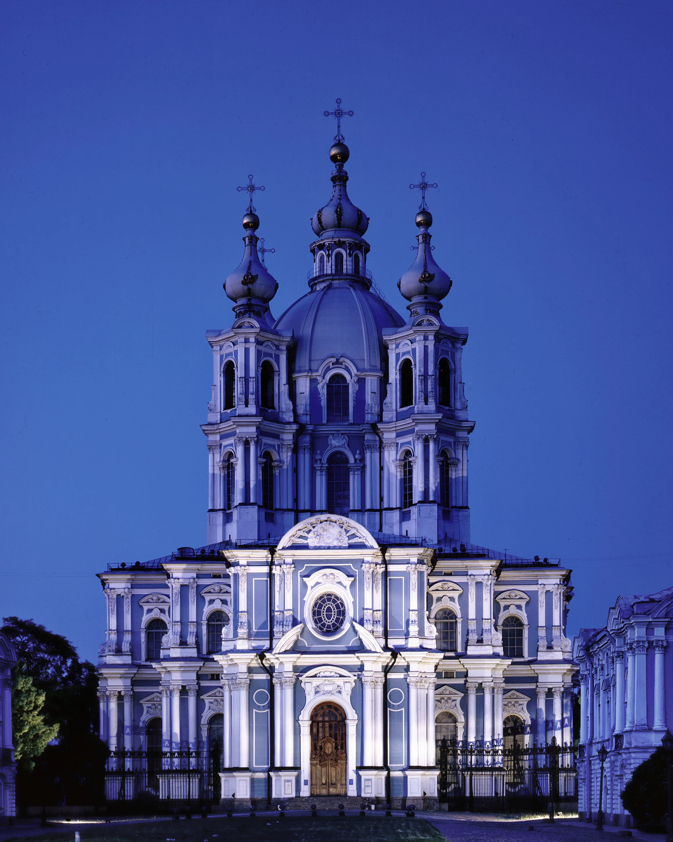 Smolny Monastery at Dusk - Saint Petersburg, Russia