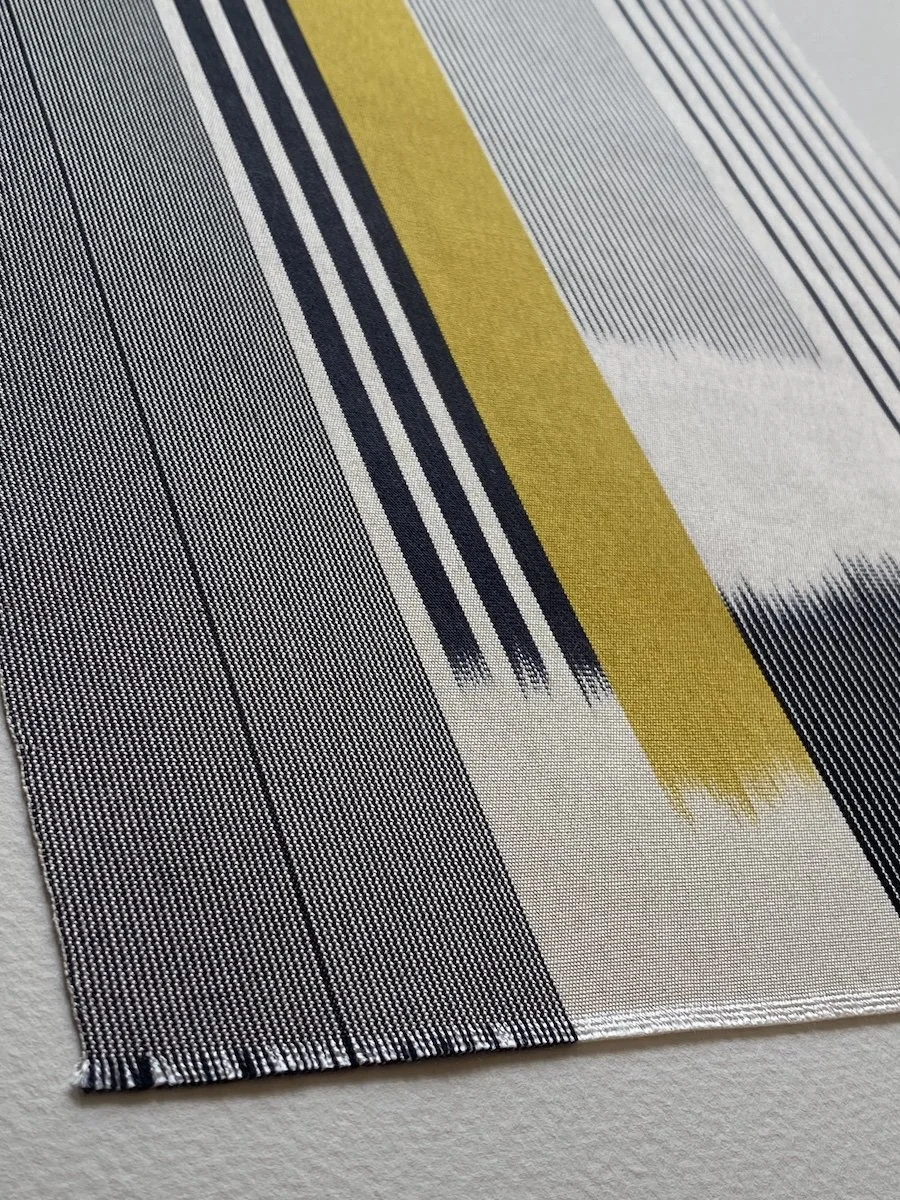 Mary Restieaux - IKAT silk hanging yellow (detail 3).jpg