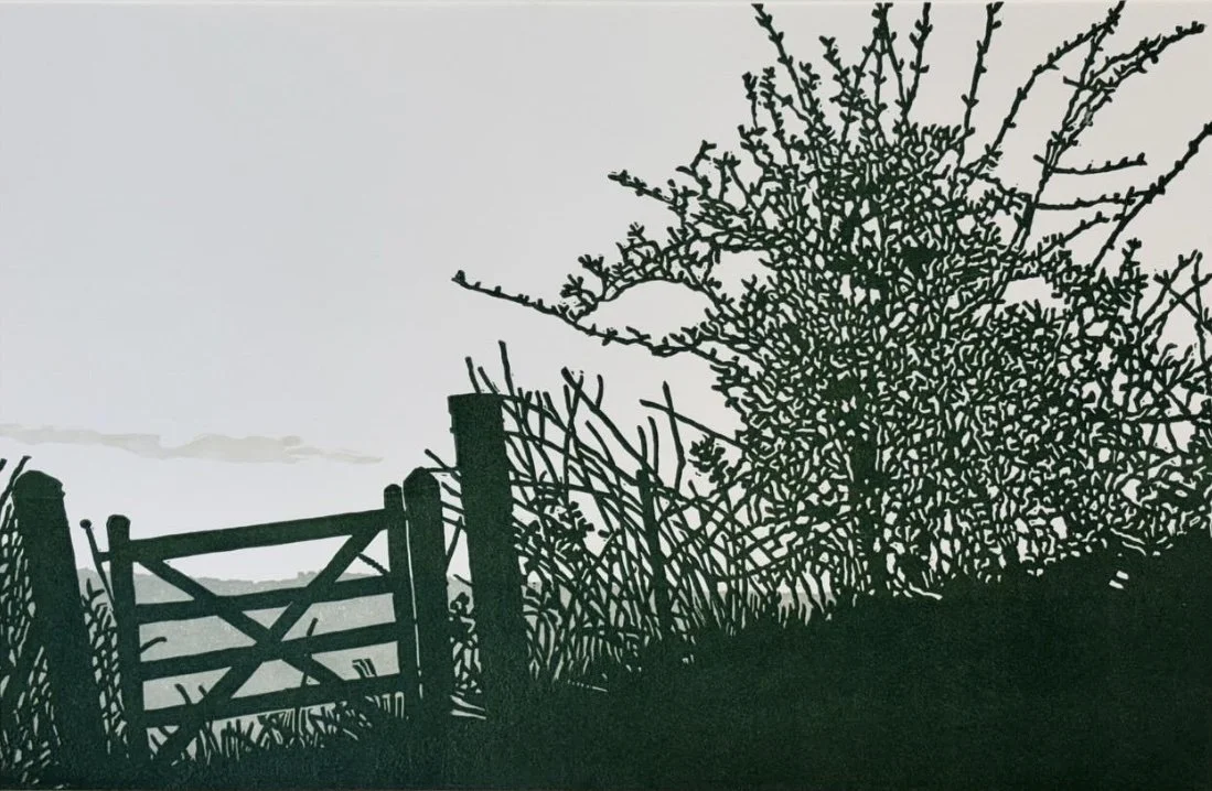 Andrew Carter - Fen Ditton Gate and Hawthorn.jpg