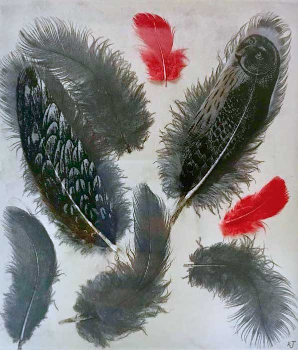 Rebecca Jewell - Owl-and-Red-feathers-detail.jpg