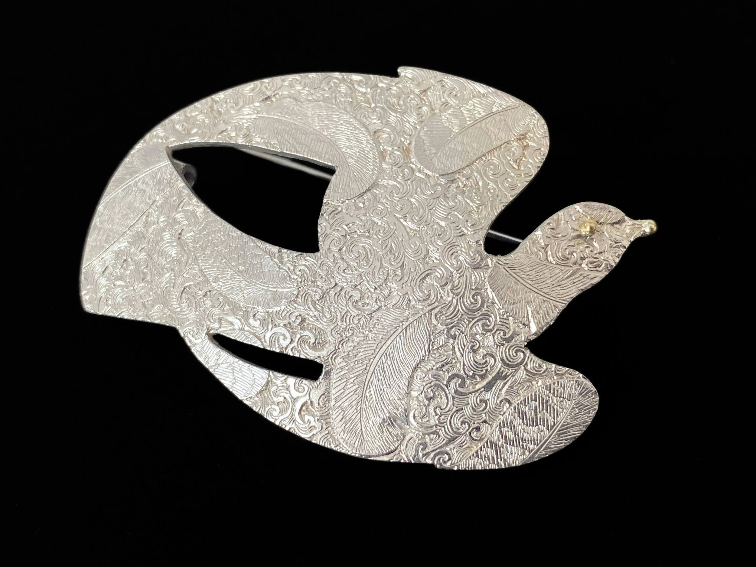 Malcolm Appleby: Dove Brooch