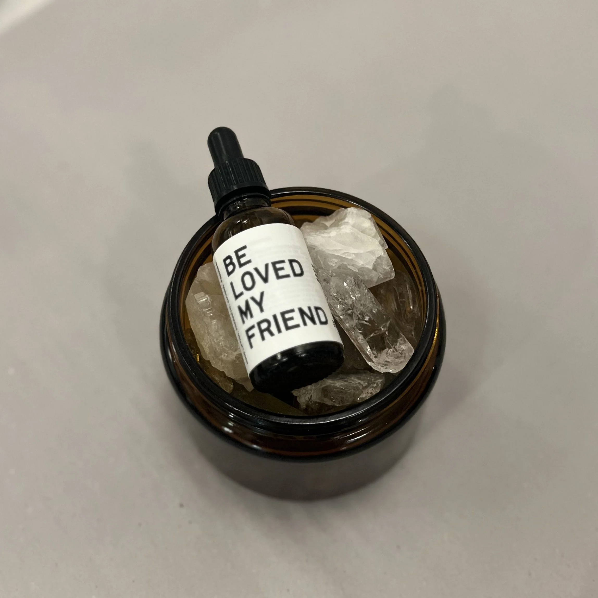 BE SOLID MY FRIEND LOVED Bergkristalle & LOVED Duftöl 30ML