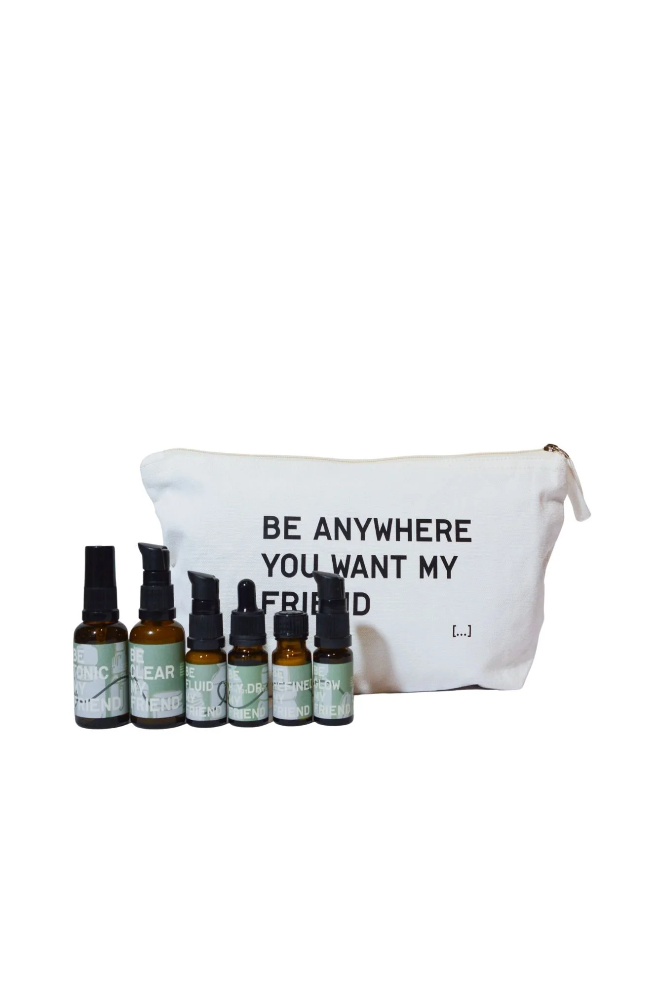 BE ANYWHERE YOU WANT MY FRIEND FACE Travelset