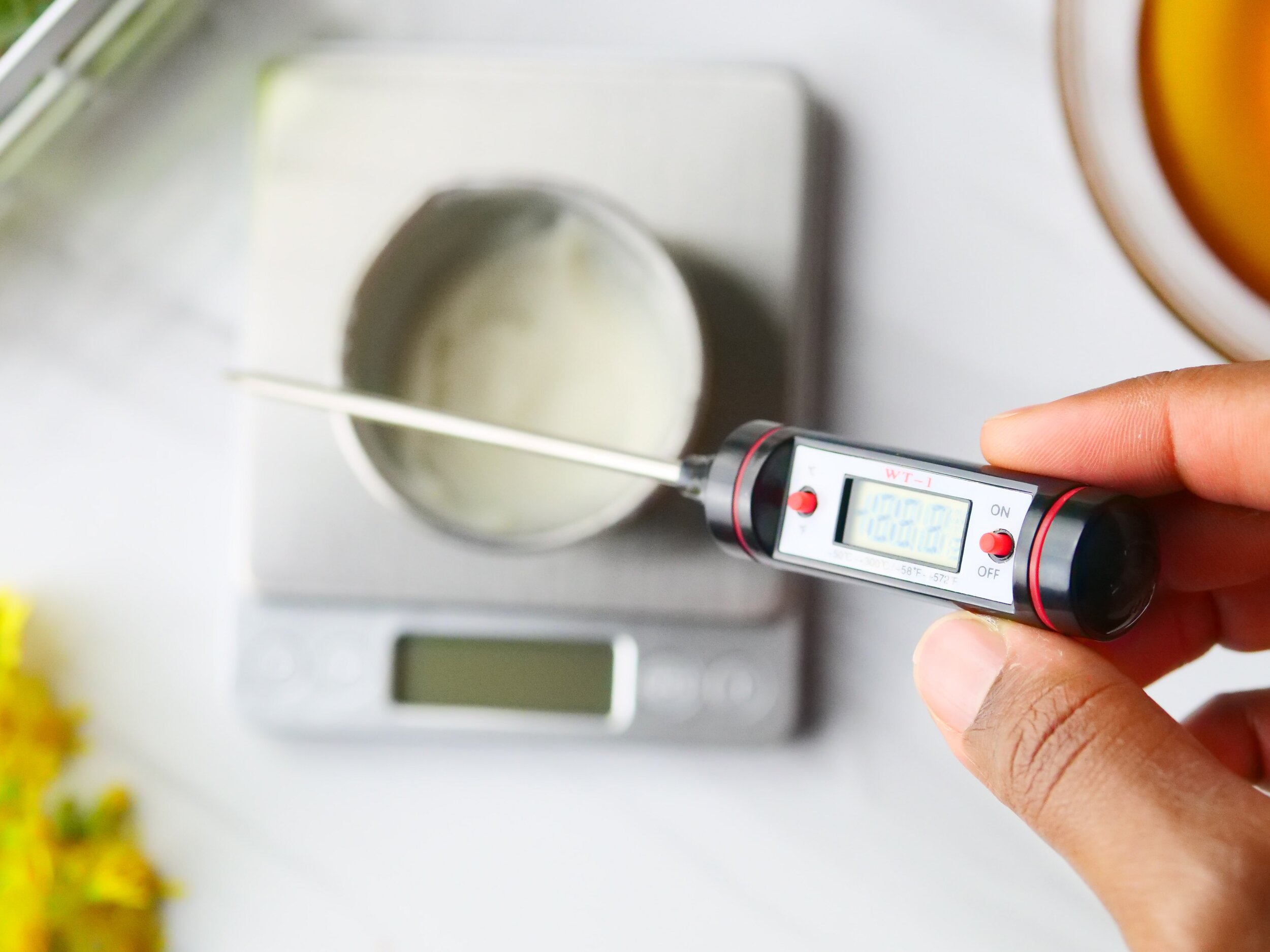 Acheter Pdtoweb Thermomètre numérique LCD pour la fabrication de savon à  bougie et l'artisanat de fusion de cire