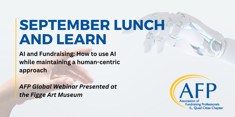 September Lunch and Learn: AI and Fundraising