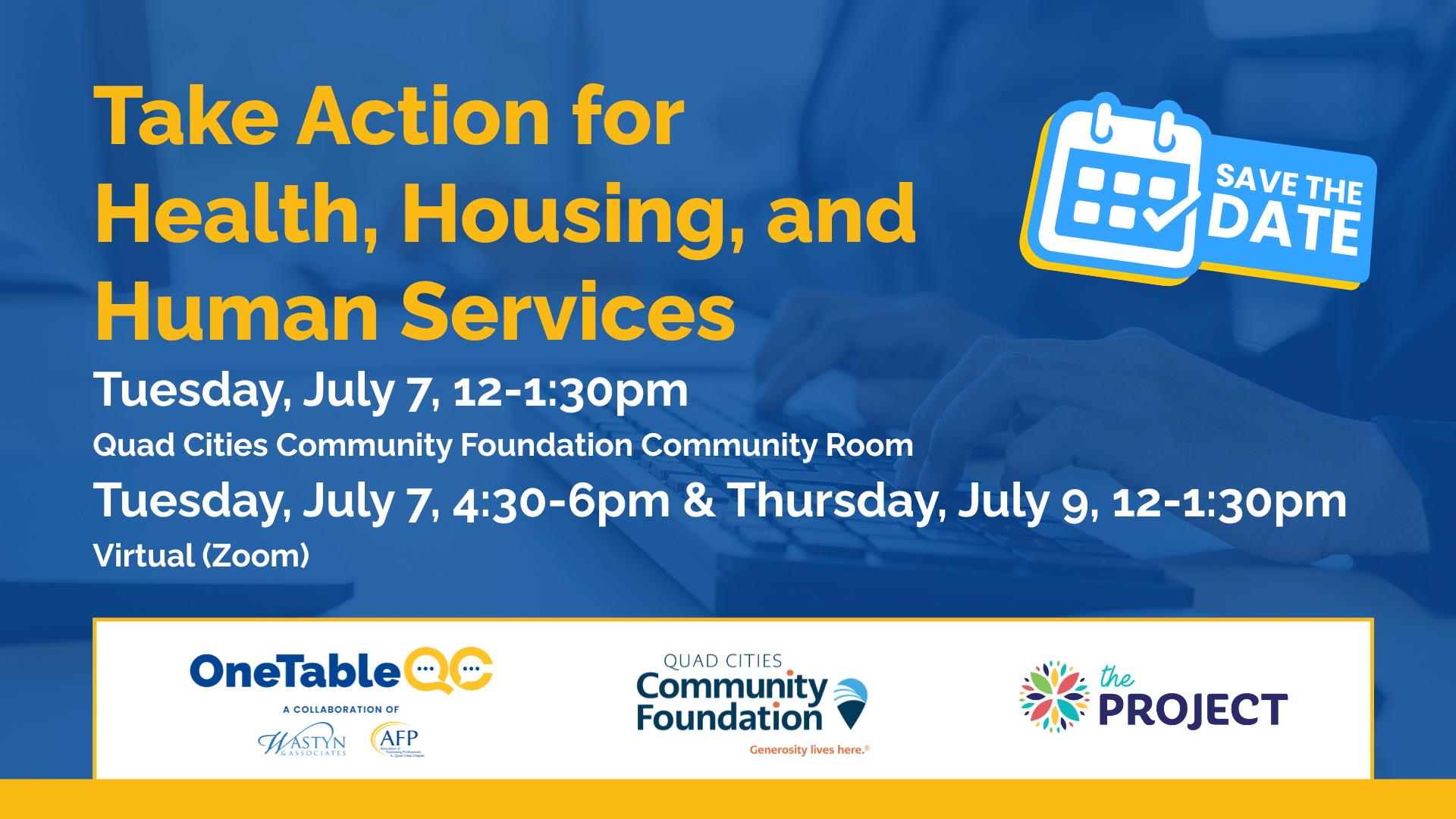In-Person: Take Action for Health, Housing, and Human Services