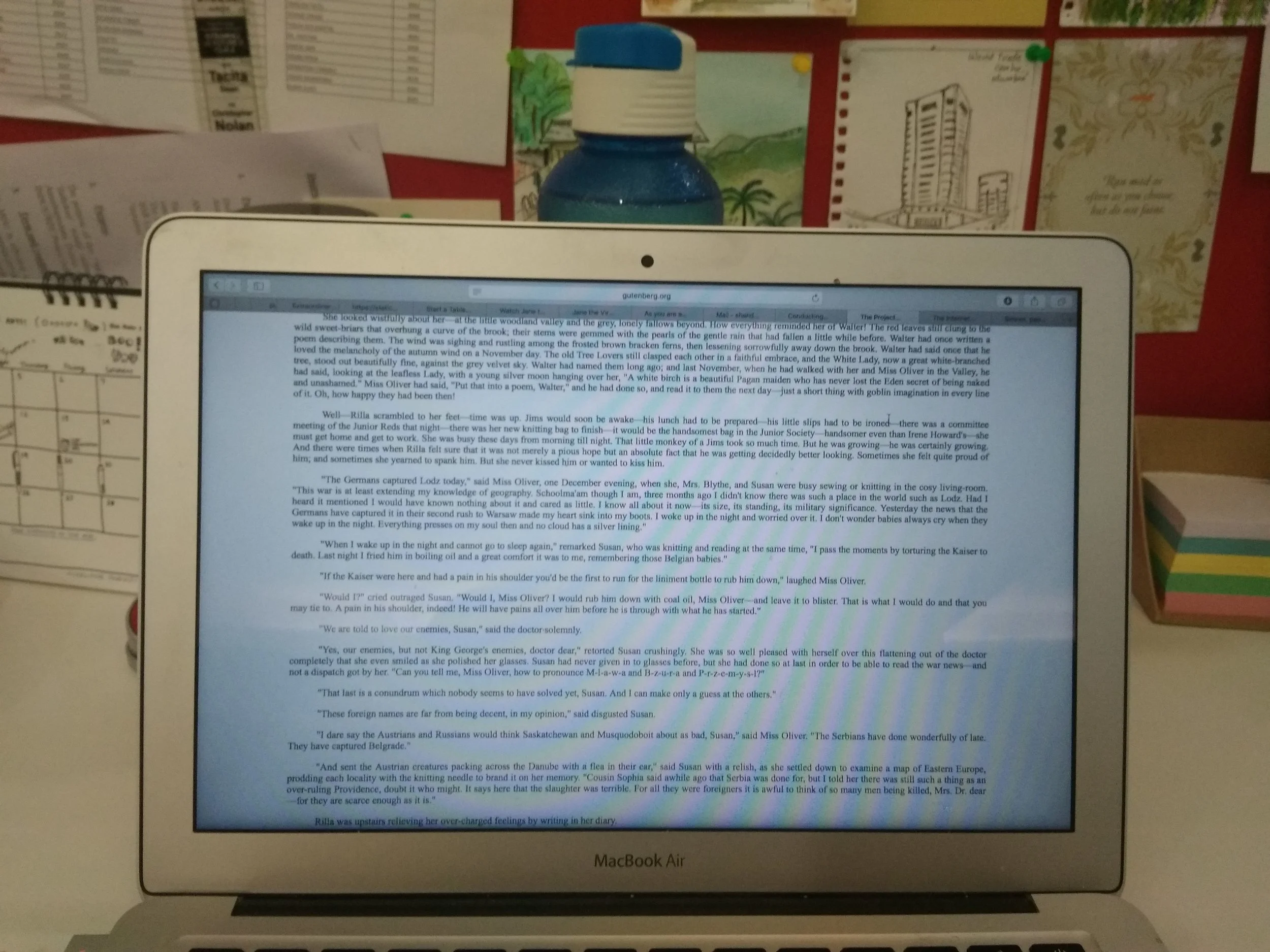 Laptop at work. Forgive the bad picture quality.