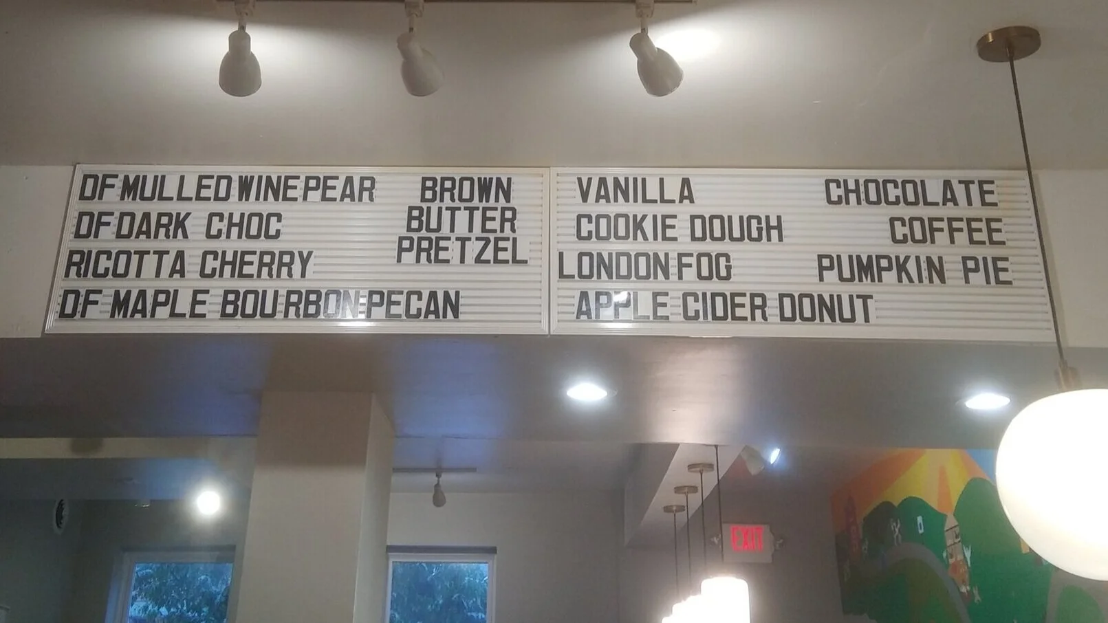 My goal? Try all the ice cream flavors here.