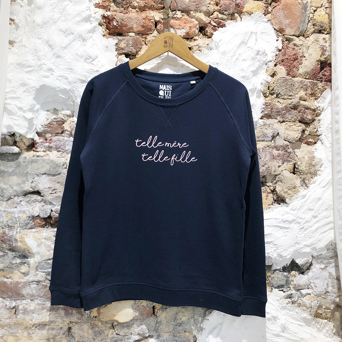 telle mère telle fille sweat navy.jpg