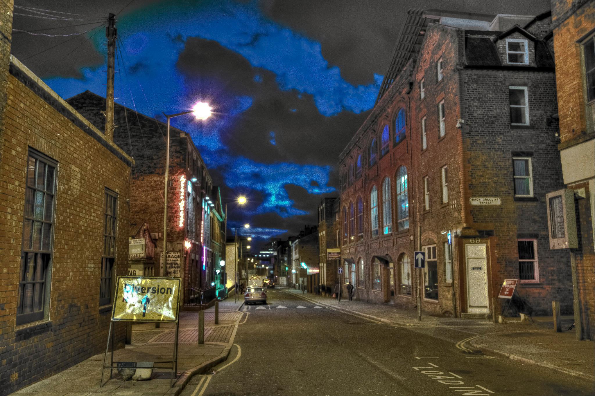 HDR still of Seel Street, Liverpool City Centre