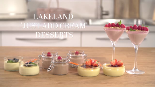 Lakeland Just Add Cream Desserts