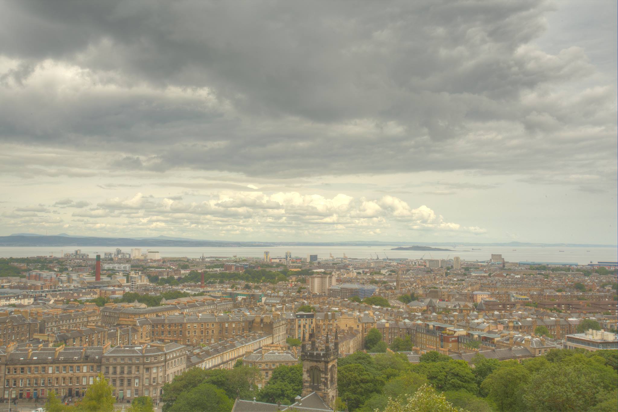 HDR still of Edinburgh city centre