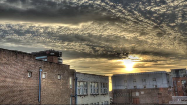 Sunset Sky Pall Mall HDR timelapse - Liverpool 2016