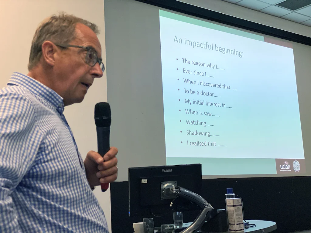 This is Dr Gardner from UCLAN talking about how to write the perfect UCAS statement.